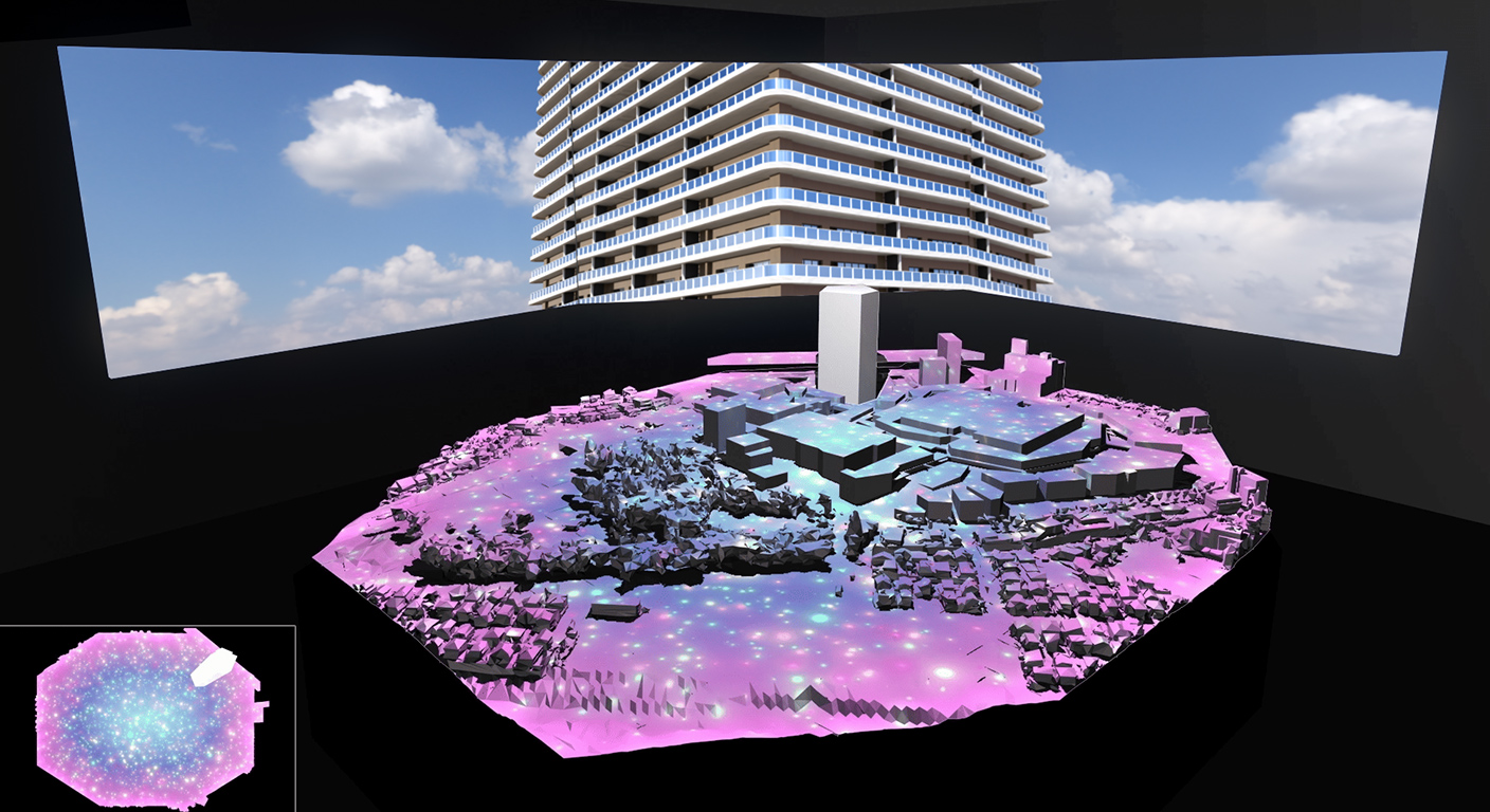 仕事例③　サイネージやプロジェクションマッピング